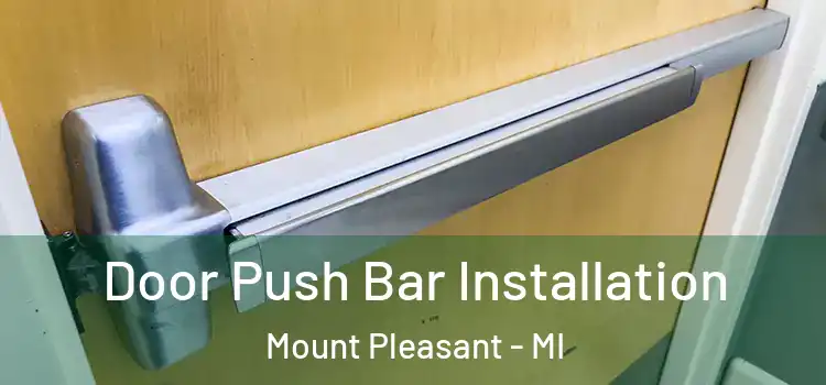  Door Push Bar Installation Mount Pleasant - MI